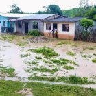 Así era el panorama en una de las comunidades.