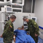 Los heridos de gravedad fueron trasladados al Hospital Militar, en Quito.