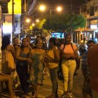 La madre salió de tomar una ducha cuando escuchó los disparos.