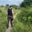 Los cuerpos fueron encontrados en un sector donde hay maleza.