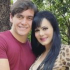 Maribel Guardia junto a su hijo Julián Figueroa, quien apareció muerto en su casa.