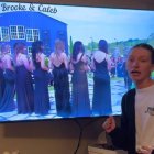 La joven mostró el resultado de las grabaciones en un vídeo en su cuenta de TikTok.