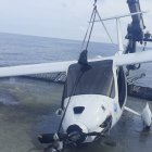 El BAE Orión, de la Escuadra Naval, realizó la recuperación de la avioneta ultra ligera accidentada en el noroeste de la isla Isabela, en Galápagos.