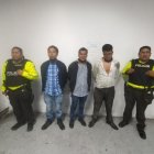 Uno de los sospechosos fue capturado en el fondo de una quebrada.