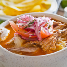 Referencial de encebollado, una de las mejores sopas del mundo según Taste Atlas.