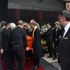 Cientos de personas despidieron a Santiago Gangotena, fundador de la Universidad San Francisco de Quito.
