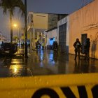 Personal de la Policía acudió al sito para realizar las investigaciones.