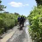 Personal del Grupo de Intervención y Rescate colaboró en el rescate de los cuerpos.