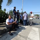 Familiares del electricista Edwin  Caicedo Valencia llegaron a la morgue.