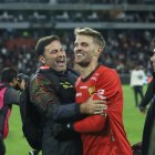 El golero de Barcelona, Javier Burrai, se habría recuperado de una molestia física.