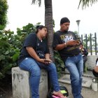 Jennifer Tigua vio morir a su esposo y padre de sus hijos, Kelvin García Macías.