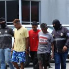 Los detenidos fueron presentados en el Cuartel Modelo de la Policía Nacional, en Guayaquil