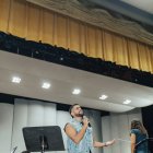 Ensayos del show que se realizará este sábado.