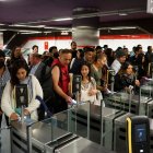 La falla en los lectores de los boletos era algo recurrente en las paradas.