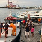 En una embarcación particular el cuerpo fue llevado hasta Puerto Bolívar.