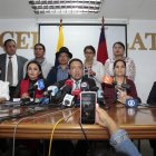 Virgilio Saquicela se pronunció sobre el decreto de muerte cruzada.