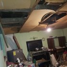 Así resultó la vivienda de la pareja de adultos mayores que están heridos