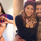 Suzy Cortez (i) reveló que Gerard Piqué le preguntaba las medidas de su cuerpo.