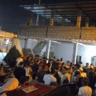 Amigos de alias Moro lo recibieron con algarabía.