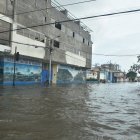 La escuela Rosa Serrano de Madero se inundó por completo, los alumnos no pudieron llegar producto de la inundación.