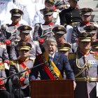El presidente Guillermo Lasso presenta informe a la nación en la Plataforma Social.