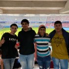 Los hinchas argentinos aprovecharon el feriado para acudir a los juegos del Mundial.