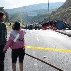 Una vía de Guayllabamba fue escenario de un trágico accidente el sábado 27 de mayo de 2023.