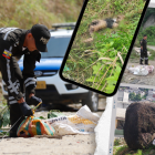 La mañana del domingo en la cooperativa Janeth Toral aparecieron en sacos los restos de dos hombres divididos en siete partes cada uno.