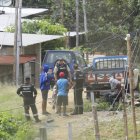 El santodomingueño fue llevado hasta este sector de Guayaquil. Tenía las manos amarradas y una camisa alrededor de su cabeza. Le iban a ‘dar vire’.