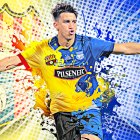 Lo que nadie imaginó se hace realidad. Fernando Gaibor vestido de amarillo enfrentando a su examor, Emelec.