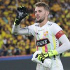 Javier Burrai listo para su regreso al arco amarillo.