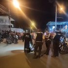 La Policía se hizo presente en el barrio El Porvenir 2, en Manta.