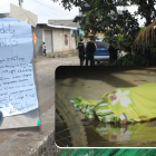 Adrián Andrés Bernita Casierra, de 30 años, tenía los pies encadenados. Su asesinato sería porque se cambió de banda criminal.  Junto al cuerpo de Bernita apareció este panfleto que se atribuye a una organización criminal.