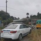 Los agentes llegaron hasta la propiedad que colinda con un estadio, donde estaban los cadáveres.