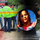 El cadáver de Valeria Vargas Campos fue encontrado en el sector de La Ladrillera, en el noroeste de Guayaquil. Jean Paúl Galarza lloró y abrazó a los familiares de su cónyuge durante el levantamiento del cuerpo.