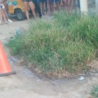 El cuerpo del hombre decapitado fue hallado en este lugar. Estaba maniatado.