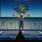 Tamara Salazar demostró su fortaleza en el envión, donde se quedó a tan solo un kilo de ganar la medalla de oro.