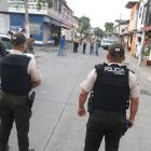 La mañana de este lunes 19 de junio de 2023, policías fueron a resguardar la zona.