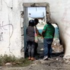 El lugar del hallazgo del cadáver.