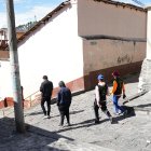 En las paredes quedaron los huecazos que dejaron los proyectiles del fusil.