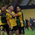 Todo el coraje de Jonathan Bauman y su gol para clasificar a Copa Sudamericana.