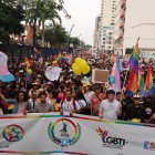 Archivo. La marcha del Orgullo en 2022 se desarrolló en el centro de la ciudad.