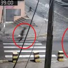 Momento de asalto en horas de la madrugada de este lunes 3 de julio en Quito