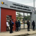 Una de los colegios que habrían sido amenazados.