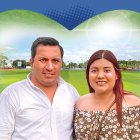 Paul Chimbolema y Gloria Moyón    son esposos y el fútbol los ha unido más.