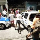 En este sitio fueron acribillados Espinel y Franco. La ‘pípol’ anda asustada con tanto crimen.