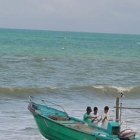 Este fue el lugar donde habían desaparecido los pescadores.