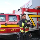 José Andramuño está a cargo de una unidad móvil que presta auxilio en accidentes dentro del área urbana.