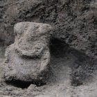 Estatuilla antropomorfa encontrada en llano chico