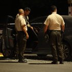 La Policía llegó a la escena del crimen a recabar indicios.